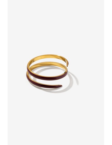 ANILLO-DOBLE-DORADO-INTERIOR-DORADO-EXTERIOR-ROJO-OSCURO-OLIVA-TIFFOSI