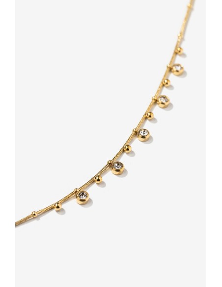 COLLAR-DORADO-BOLITAS-CADENA-COLGANTES-CRISTAL-VERA-TIFFOSI