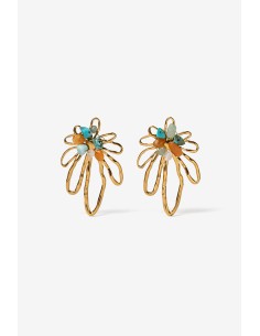 PENDIENTES-FLORALES-PIEDRAS-AZULES-VERDES-NARANJAS-LILA-TIFFOSI 2