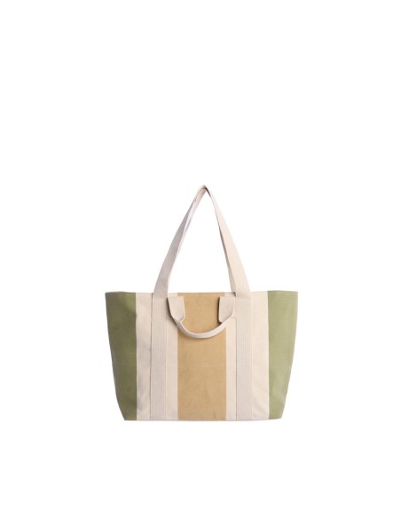 BOLSO-PLATA-LONA-RAYAS-MULTICOLOT-ASAS-MANO-ASAS-HOMBRO-CÍES-DON-ALGODÓN