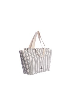 BOLSO-PLAYA-RAYAS-AZUL-BEIGE-BLANCO-DOS-ASAS-MANO-DOS-HOMBRO-MADEIRA-DON-ALGODÓN