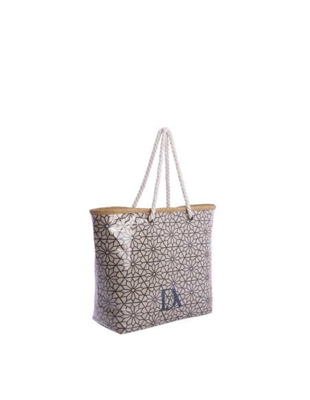 BOLSO-PLAYA-FLORES-LONA-PVC-ASAS-HOMBRO-CONIL-DON-ALGODÓN