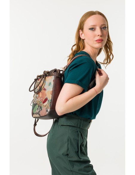 MOCHILA ESTAMPADA ASAS MANO BLOSSOM ANEKKE