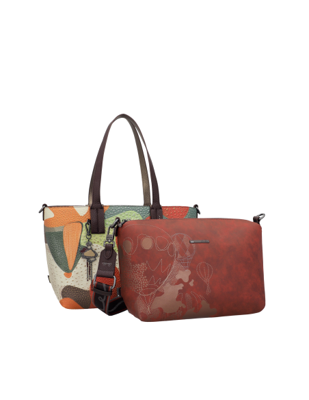 BOLSO TOTE 2 EN 1 ESTAMPADO ODYSSEY ANEKKE