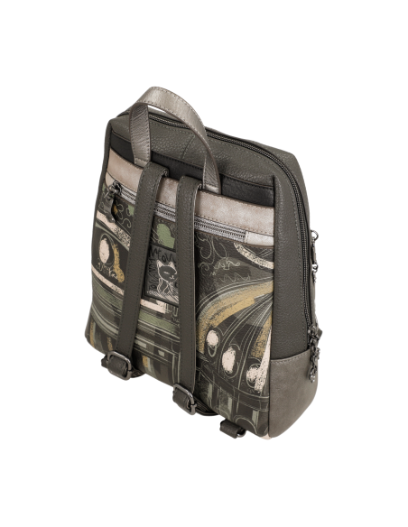 MOCHILA PASEO.COMPARTIMENTO-FRONTAL-TRASERO-ASA-MANO-ORCHESTRA-ANEKKE