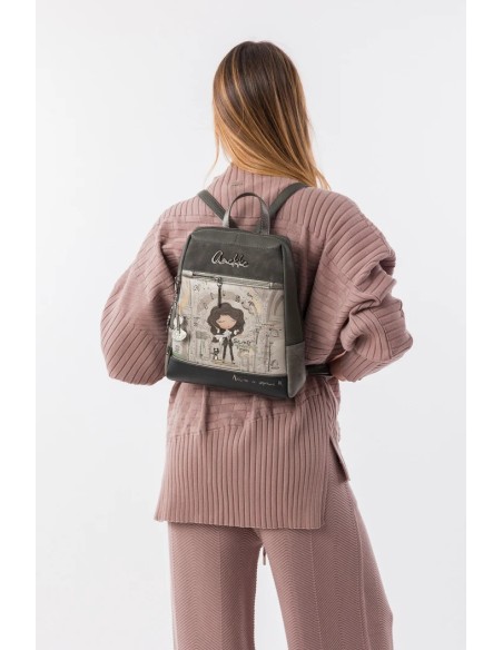 MOCHILA PASEO.COMPARTIMENTO-FRONTAL-TRASERO-ASA-MANO-ORCHESTRA-ANEKKE