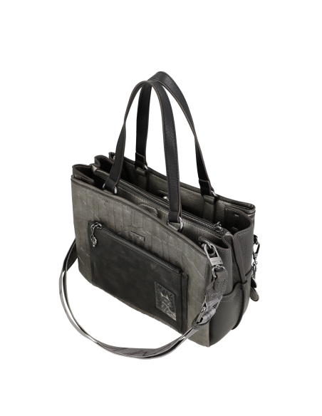 BOLSO-TOTE-ASA-CORTAS-ASA-BANDOLERA-REGULABLE-TRIPLE-COMPARTIMENTO-BOLSILLO-FRONTAL-TRASERO-MELODY-ANEKKE