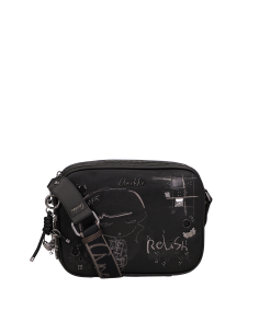 BANDOLERA-TRIPLE-ESTAMPADA-COMPARTIMENTOS-ASA-BANDOLERA-REGULABLE-IRON-ANEKKE 2