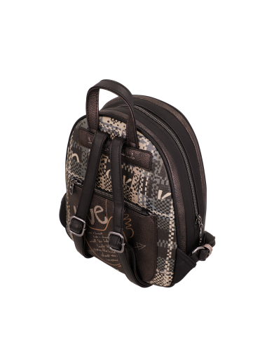 MOCHILA-MEDIANA-PASEO-COMPARTIMENTO-FRONTAL-TRASERO-CIERRE-CREMALLERA-IRON-ANEKKE