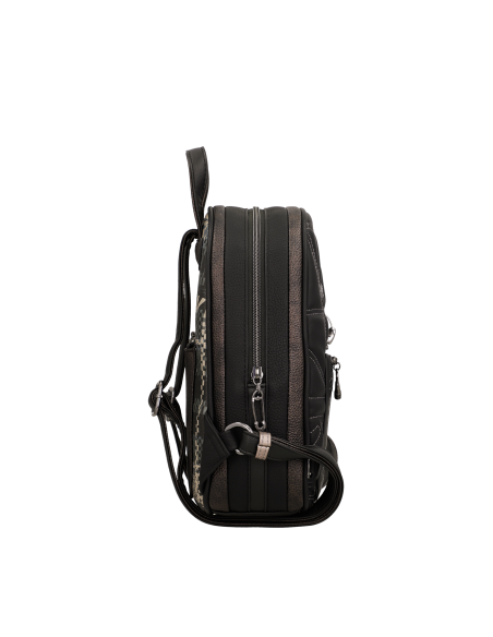 MOCHILA-MEDIANA-PASEO-COMPARTIMENTO-FRONTAL-TRASERO-CIERRE-CREMALLERA-IRON-ANEKKE