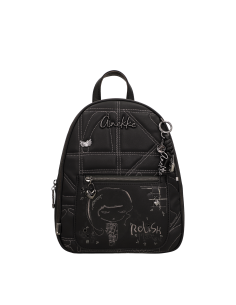 MOCHILA-MEDIANA-PASEO-COMPARTIMENTO-FRONTAL-TRASERO-CIERRE-CREMALLERA-IRON-ANEKKE 2