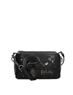 BANDOLERA-MEDIANA-TRIPLE-COMPARTIMENTOS-COMPARTIMENTO-TRASERO-ASA-BANDOLERA-CONBINADA-IRON-ANEKKE 2