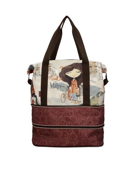 BOLSO-VIAJE-GRANDE-EXTENSIBLE-ASAS-HOMBRO-ESTAMPADO TULIP-ANEKKE-ANEKKE