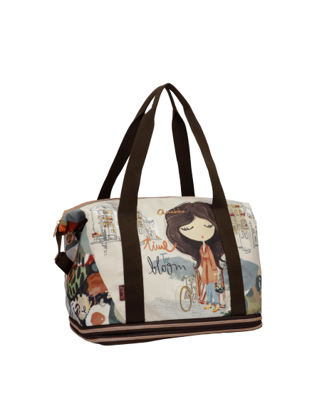 BOLSO-VIAJE-GRANDE-EXTENSIBLE-ASAS-HOMBRO-ESTAMPADO TULIP-ANEKKE-ANEKKE