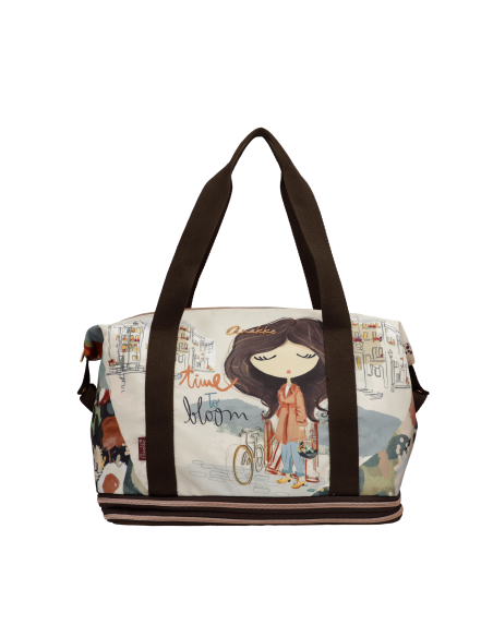 BOLSO-VIAJE-GRANDE-EXTENSIBLE-ASAS-HOMBRO-ESTAMPADO TULIP-ANEKKE-ANEKKE
