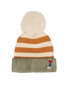 GORRO-PUNTO-RAYAS-POMPÓN-BORDADO-ANEKKE 2