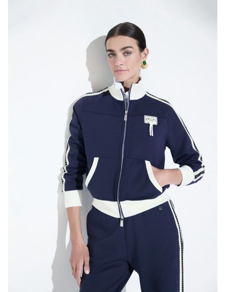SUDADERA-AZUL-MEDIO-CIERRE-CREMALLERA-STRASS-PERLAS-LOLA-CASADEMUNT