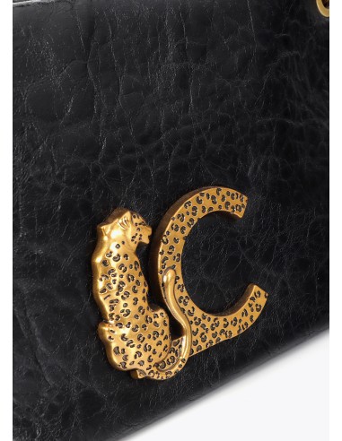 BANDOLERA-CUERO-TEXTURIZADO-ASA-MANO-TRENZADA-ASA-BANDPÑER-LOGO-LEOPARDO-LOLA-CASADEMUNT