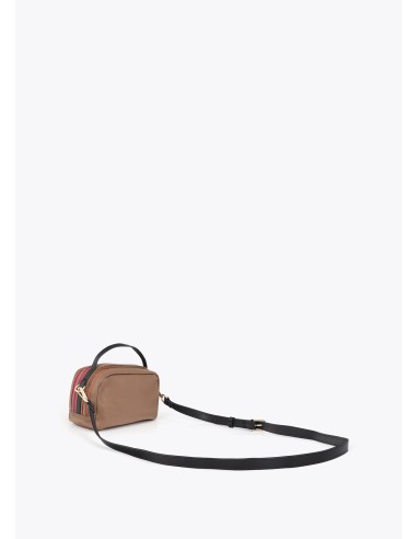 BANDOLERA-NYLON-CHARM-DOS-COMPARTIMENTOS-ASA-MANO-ASA-BANDOLERA-REGULABLE-MARRÓN-TAUPE-LOLA-CASADEMUNT