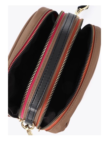 BANDOLERA-NYLON-CHARM-DOS-COMPARTIMENTOS-ASA-MANO-ASA-BANDOLERA-REGULABLE-MARRÓN-TAUPE-LOLA-CASADEMUNT