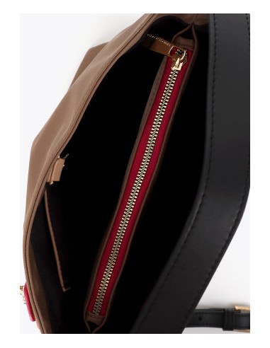 BOLSO-HOBO-MARRÓN-TAUPE-CIERRE-METÁLICO-ASA-MANO-ASA-BANDOLERA-LOLA-CASADEMUNT