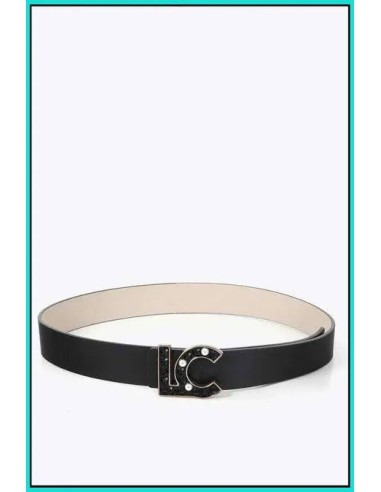 PACK-CINTURÓN-REVERSIBLE-NEGRO-PERLAS CRUDO-CRISTALES-HEBILLAS-INTERCAMBIABLES-LOLA-CASADEMUNT