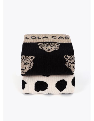 PACK-CALCETINES-ANIMAL-LEOPARDO-VACA-LOLA-CASADEMUNT