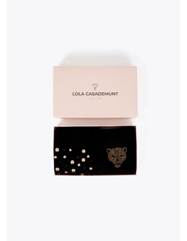PACK-CALCETINES-NEGROS-PERLAS-CRISTALES-LOLA-CASADEMUNT