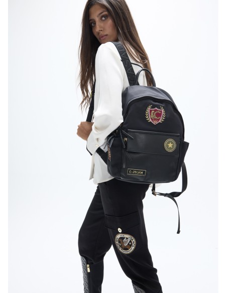 PANTALÓN-NEGRO-CARGO-CORDONES-CINTURA-PARCHE-AVIADOR-LOLA-CASADEMUNT