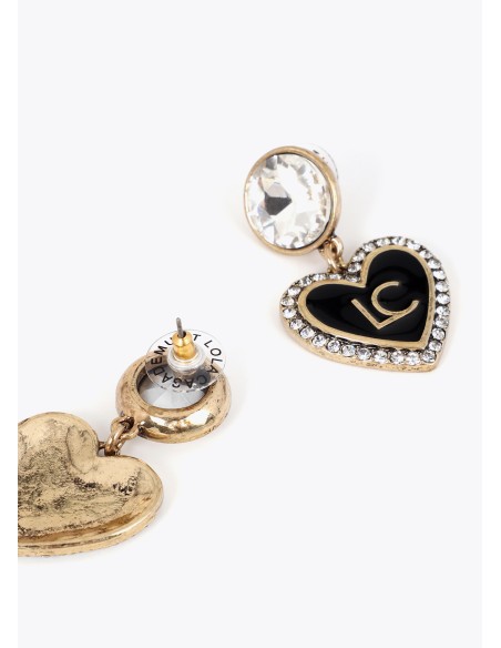 pendiente-combinado-brillante-con-corazon-personalizado -lola-casademunt