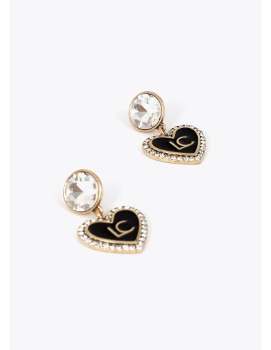 pendiente-combinado-brillante-con-corazon-personalizado -lola-casademunt