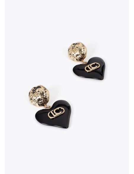 pendiente-combinado-brillante-con-corazón-personalizado -lola-casademunt