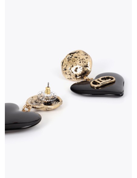 PENDIENTES CORAZON CIERRE DORADO LOLA CASADEMUNT