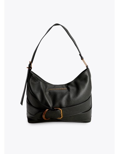 BOLSO-HOBO-CINTURÓN-HEBILLA-DORADA-ASA-REGULABLE-NOMBRE-FIRMA-FRONTAL-LOLA-CASADEMUNT