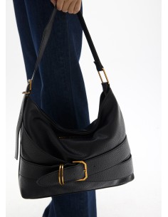 BOLSO-HOBO-CINTURÓN-HEBILLA-DORADA-ASA-REGULABLE-NOMBRE-FIRMA-FRONTAL-LOLA-CASADEMUNT 2