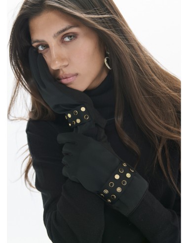 GUANTES-NEGROS-EFECTO-PIEÑ-CADENA-DORADA-PUÑOS-LOLA-CASADEMUNT