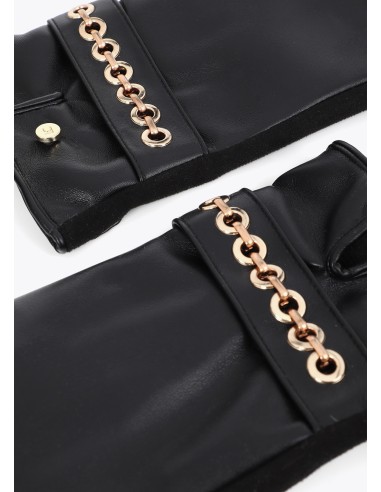 GUANTES NEGROS PULSERAS LOLA CASADEMUNT