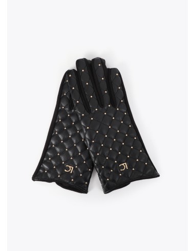 GUANTES-NEGROS-ACOLCHADOS-MINI-TACHAS-LOLA-CASADEMUNT