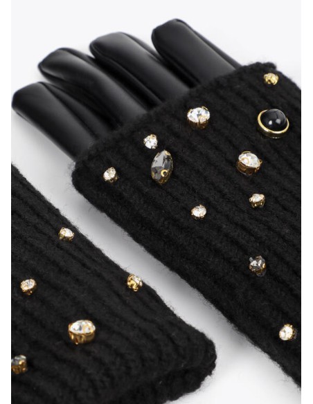 GUANTES-NEGROS-PERLAS-CRISTALES-PUNTO-ECO-CUERO-LOLA-CASADEMUNT