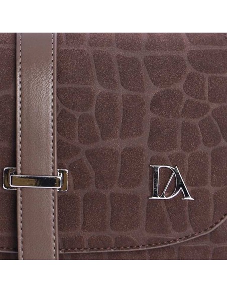 BOLSO-BANDOLERA-MARRÓN-ANTELINA-ASA-HOMBRO-ASA-BANDOLERA-SOLAPA-DOBLE-COMPARTIMENTO-DON-ALGODÓN