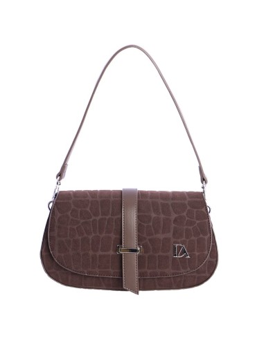 BOLSO-BANDOLERA-MARRÓN-ANTELINA-ASA-HOMBRO-ASA-BANDOLERA-SOLAPA-DOBLE-COMPARTIMENTO-DON-ALGODÓN