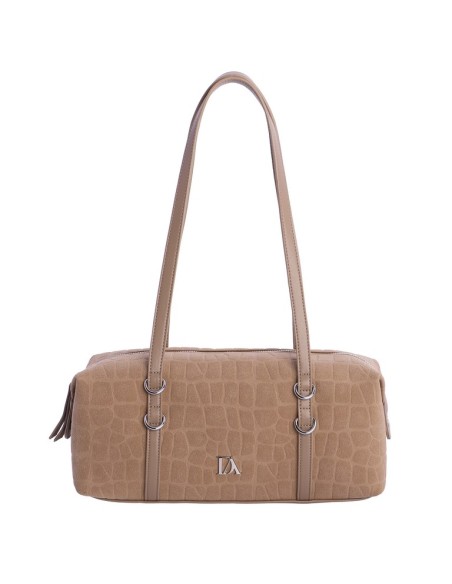 BOLSO-BAGUETTE-BEIGE-ASAS-HOMBRO-ADELFA-CIERRE-CREMALLERA-DON-ALGODÓN