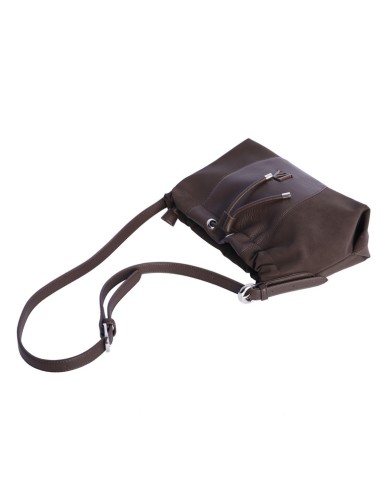BANDOLERA-MARRÓN-COMBINADA-CIERRE-CREMALLERA-CORDONES-AJUSTABLES-ASA-BANDOLERA-DON-ALGODÓN