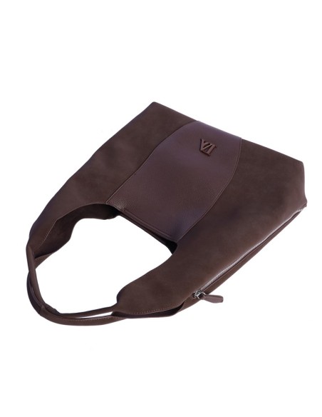 BOLSO-HOMBRO-MARRÓN-ASAS-HOMBRO-CIERRE-CREMALLERA-BOLSO-INTERIOR-DON-ALGODÓN