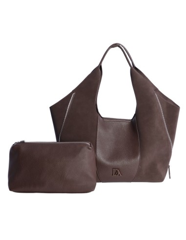 BOLSO-HOMBRO-MARRÓN-ASAS-HOMBRO-CIERRE-CREMALLERA-BOLSO-INTERIOR-DON-ALGODÓN