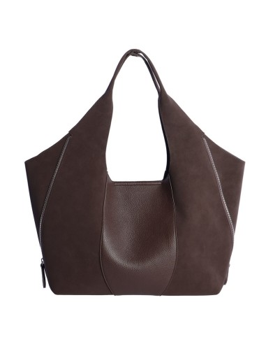 BOLSO-HOMBRO-MARRÓN-ASAS-HOMBRO-CIERRE-CREMALLERA-BOLSO-INTERIOR-DON-ALGODÓN
