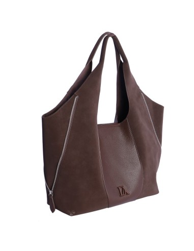 BOLSO-HOMBRO-MARRÓN-ASAS-HOMBRO-CIERRE-CREMALLERA-BOLSO-INTERIOR-DON-ALGODÓN