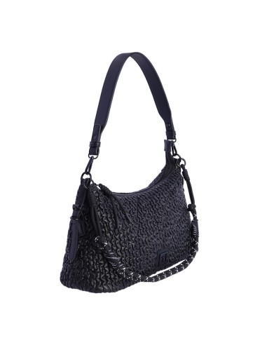 BOLSO-NEGRO-ASA-HOMBRO-ASA-CORDÓN-TEXTURIZADO-COMPARTIMENTO-TRASERI-JARA-DON-ALGODÓN