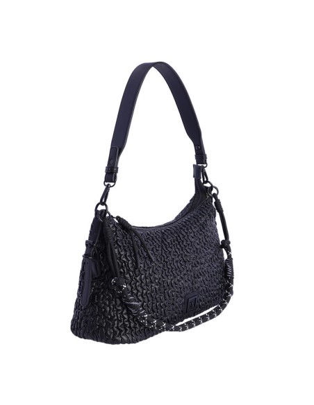 BOLSO-NEGRO-ASA-HOMBRO-ASA-CORDÓN-TEXTURIZADO-COMPARTIMENTO-TRASERI-JARA-DON-ALGODÓN