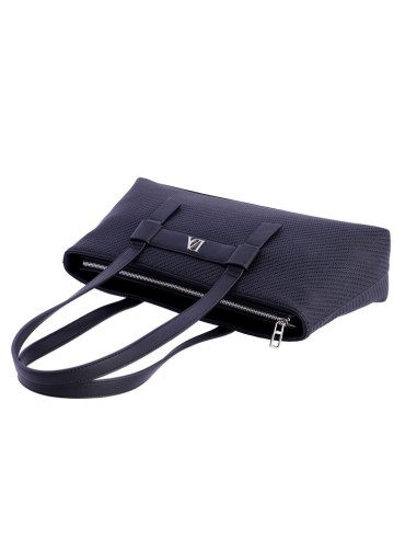BOLSO-NEGRO-BAGUETTE-TRENZADO-COMPARTIMENTO-TRASERO-NERINE-DON-ALGODÓN
